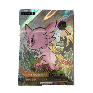 The Monsters How2Work Series 3 Nope & Bat SUPER RARE Trading Card 88/84